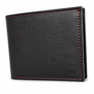 Men’s Leather Bifold Wallet – Brown | TIMBER & TANNERY Genuine Leather Slim Wallet | Minimalist Card Holder with Cash Compartment | Premium Gift for Men